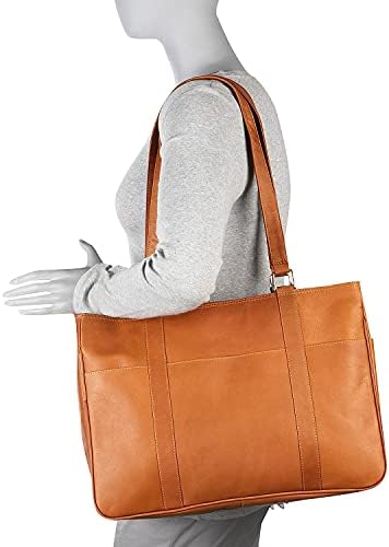 Piel Leather Small Shopping Bag Saddle One Size