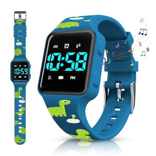 Potty Training Watch for Toddlers & Kids with Countdown Flashing Lights Fun Music or Vibration Alerts - Waterproof Interactive Toilet Training Reminder for Boys & Girls Ages 2-9