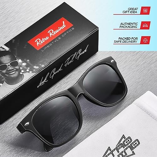 Retro Rewind Kids Sunglasses For Boys Girls Age 3-12 - Shatterproof UV400 Toddler Children Sun Glasses