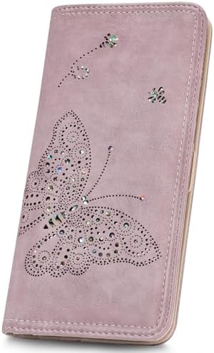 RFID Wallet Women Ultra Slim Thin Womens Wallet Compact Clutch Long Ladies Wallet for Women PURPLE