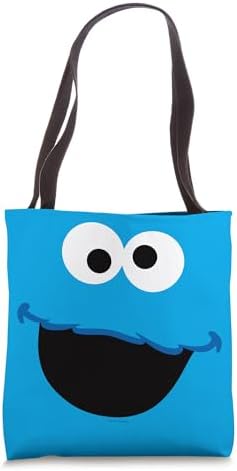 Sesame Street Cookie Monster Face Tote Bag