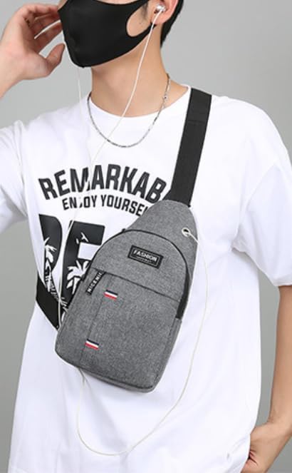 Shoulder Backpack Messenger Bag Adjustable Portable Men's Outdoor Hiking Sports Chest Bag