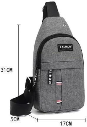 Shoulder Backpack Messenger Bag Adjustable Portable Men's Outdoor Hiking Sports Chest Bag