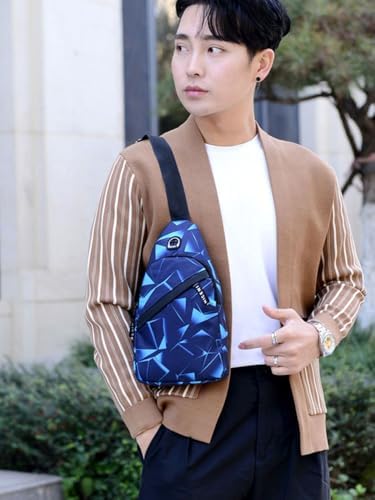 Shoulder Backpack Messenger Bag Adjustable Portable Men's Outdoor Hiking Sports Chest Bag