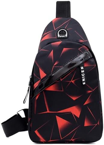 Shoulder Backpack Messenger Bag Adjustable Portable Men's Outdoor Hiking Sports Chest Bag