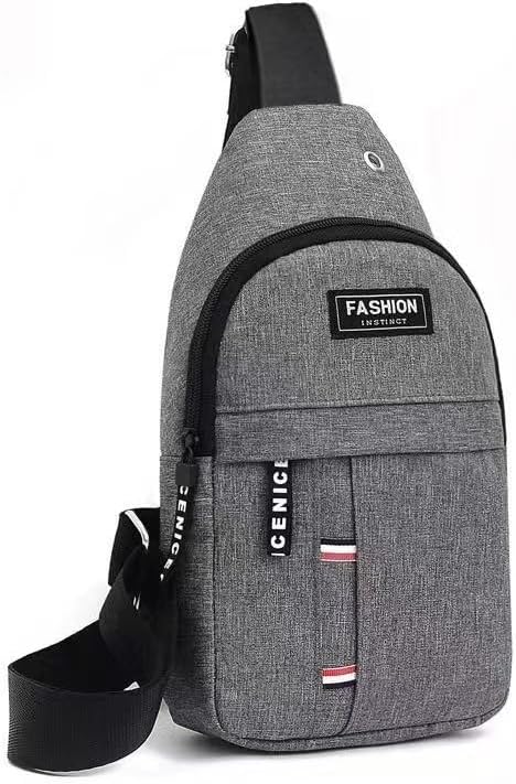 Shoulder Backpack Messenger Bag Adjustable Portable Men's Outdoor Hiking Sports Chest Bag