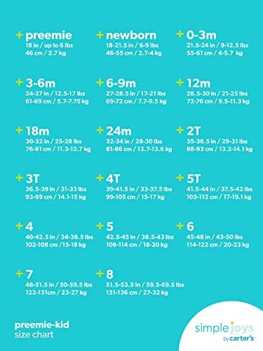 Simple Joys By Carter's Babies Toddlers And Girls' 6-Piece Snug-Fit Cotton Pajama Set Pack Of 3