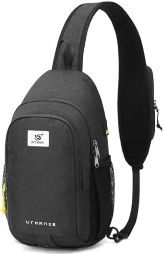 SKYSPER Sling Bag Anti Theft Crossbody Bag RFID Lightweight Travel Shoulder Chest Bag for Hiking Walking