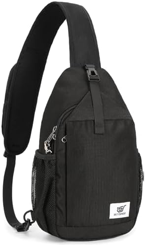 SKYSPER Sling Bag RFID Cross Body Bag Recycled Crossbody Backpack Travel Daypack