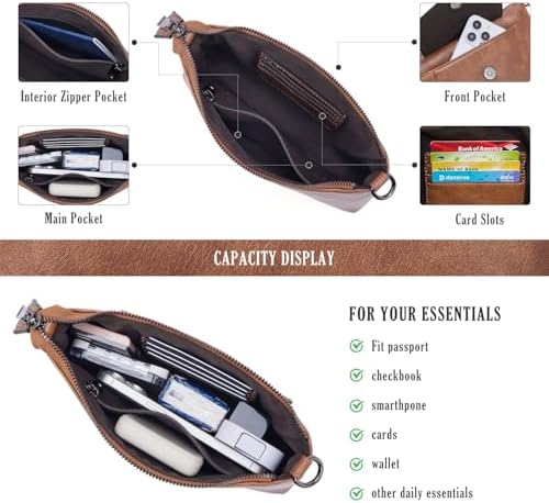 Small Crossbody Bags For Women Cell Phone Bag Mini Over Wristlets Handbag Wallet Purse With Card Slots