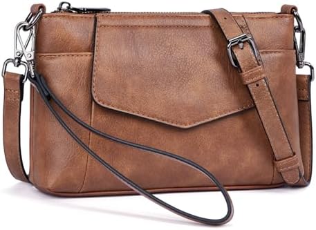 Small Crossbody Bags for Women Cell Phone Bag Mini Over Wristlets Handbag Wallet Purse with Card Slots