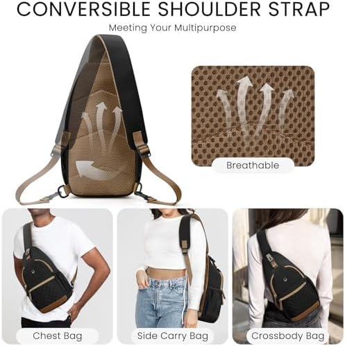 Small Crossbody Purses Bags For Women Men Travel Chest Sling Bag Women Casual Cross Body Bag For Woman Sling Backpack