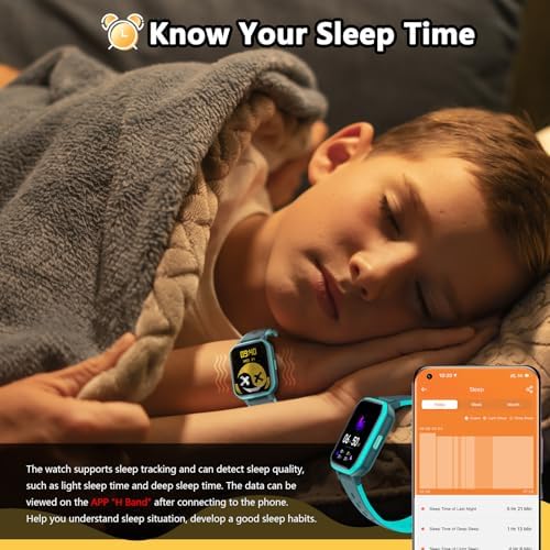 Smart Watch For Kids Teens No Phone Needed Fitness Tracker Boy Girls Watch With 19 Sport Modes Pedometer Sleep Monitor Kids Watch Birthday Gifts Toy Gift For Girls Boys 6-16 (Green)