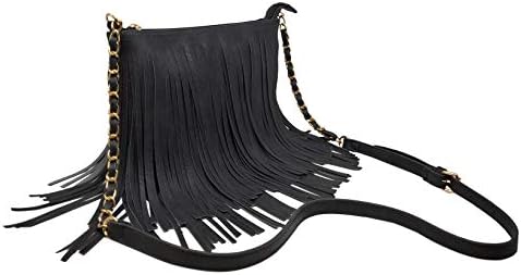 Solene Fringe Crossbody Shoulder Bag With Strap Tassel Messenger Bag Country Style Western Fringe Purse For Women