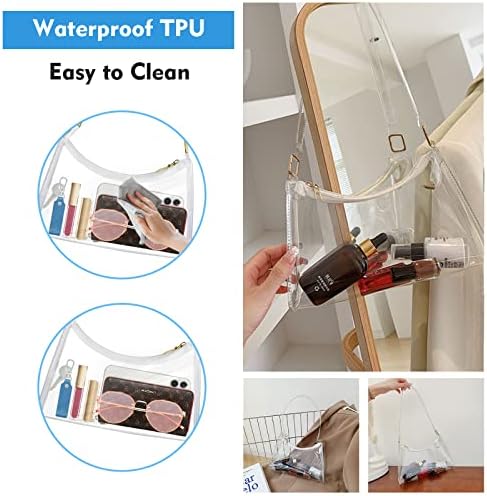 Stadium Approved Bags For Women -Shoulder Bags PVC Purse Concert Bag