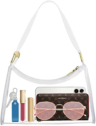 Stadium Approved Bags for Women -Shoulder Bags PVC Purse Concert Bag