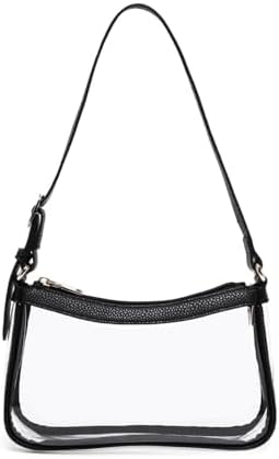 Stadium Approved Clear Bag Women's Transparent Handbag Small Clear Purse Bags