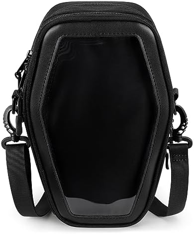 STEAMEDBUN Ita Coffin Purse with Insert Gothic Crossbody Bag for Halloween