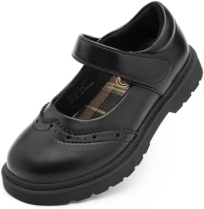 Stelle Girls School Uniform Shoes Mary Janes Flats Dress Shoes Chunky Loafers Oxfords (Little/Big Kids)