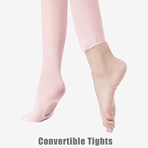 Stelle Girls Women Ballet Dance Convertible Tights Ultra Soft Pro Transition Tights
