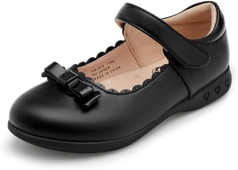 Stelle School Shoes for Girls Uniform Mary Jane Dress Shoes Flats Church Music Recitals(Little/Big Kids)