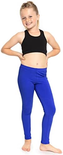 STRETCH IS COMFORT Girl's Cotton Footless Leggings Stretchy Size 2-16