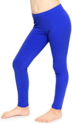 STRETCH IS COMFORT Girl's Cotton Footless Leggings Stretchy Size 2-16