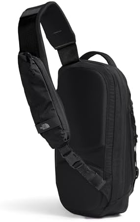 The North Face Borealis Sling Bag Crossbody Bag With Water Repellent Finish Adjustable Strap Multiple Compartments Tablet Sleeve TNF Black/TNF White-NPF One Size