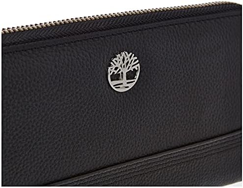 Timberland Womens Leather RFID Zip Around Wallet Clutch With Wristlet Strap
