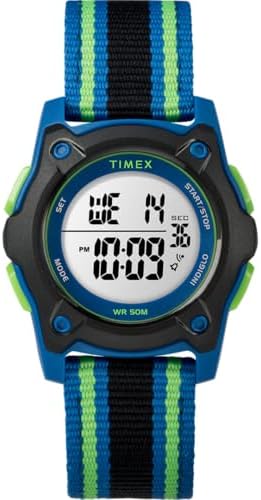 Timex TIME Machines® 29mm Elastic Fabric Kids Watch