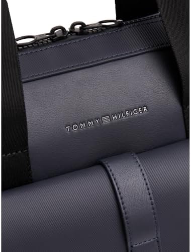 Tommy Hilfiger Foundation Laptop Bag With Buckle And Adjustable Strap