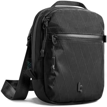 tomtoc Aviator-T37 X-Pac Travel Crossbody RFID Blocking Bag Holds 4-6 Passports with Anti-theft Lockable Zippers Multiple Pockets for Cards & Documents – Organizer for Daily Use