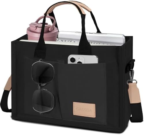 Tote Bags for Women Canvas Tote Purse Crossbody with Pockets Top Handle Shoulder Satchel Bag for Women