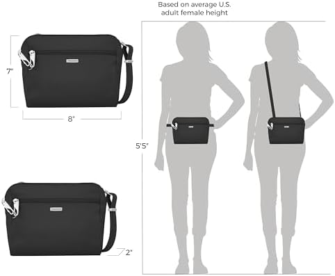Travelon Anti-Theft Classic Convertible Crossbody & Waist Pack