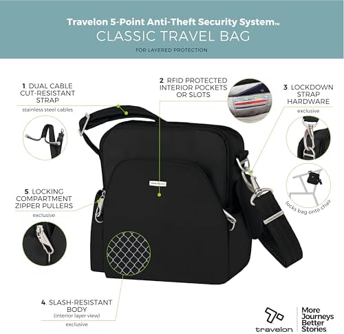 Travelon Anti-Theft Classic Travel Bag