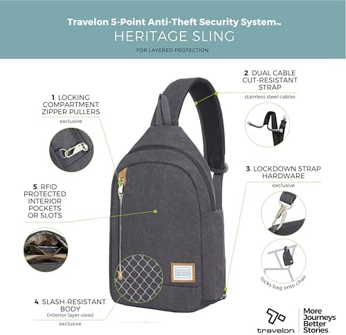 Travelon Anti-Theft Heritage Sling