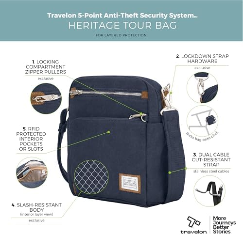 Travelon Anti-Theft Heritage Tour Bag