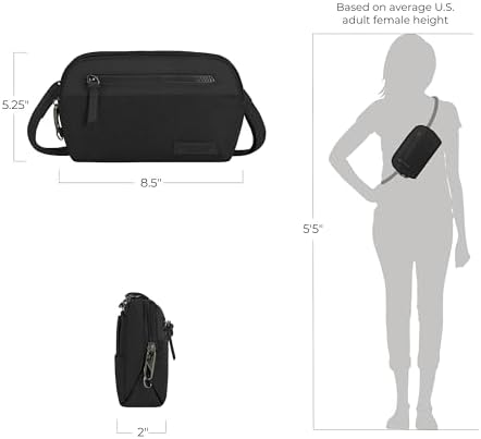 Travelon Anti-Theft Metro Convertible Small Crossbody Bag