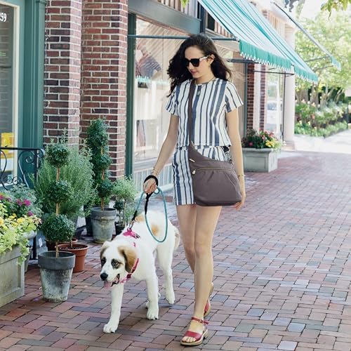 Travelon Anti-Theft Signature 3 Compartment Crossbody Bag