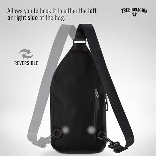 True Religion Crossbody Bag Men – Casual Shoulder Sling Bag For Men Small Travel Men’s Crossbody