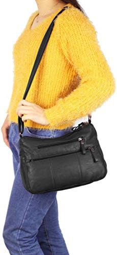 VOLGANIK ROCK Purses For Women Soft PU Leather Shoulder Bag Ladies Crossbody Purse And Handbags Lightweight Pocketbook