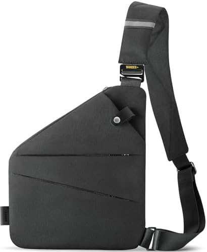 WANDER PLUS® Anti Theft Crossbody Bag Shoulder Bag Anti-theft Design for Travel Sport Work