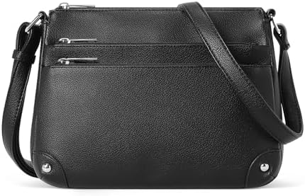 WESTBRONCO Crossbody Bags for Women Medium Size Shoulder Handbags Satchel Purse with Multi Zipper Pocket