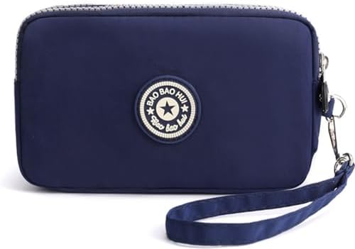 Women's Clutch Purse Large Capacity Nylon Ladies' Clutch Handbag Wristlet Wallets For Women Waterproof Nylon