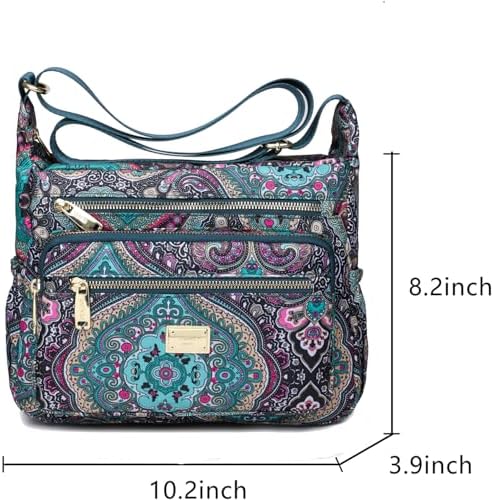 Women Shoulder Handbag Roomy Multiple Pockets Bag Ladies Crossbody Purse Tote Top Handle Satchel