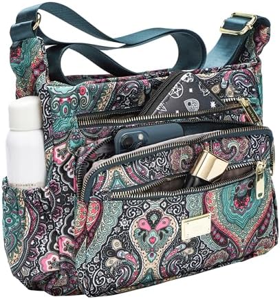 Women Shoulder Handbag Roomy Multiple Pockets Bag Ladies Crossbody Purse Tote Top Handle Satchel