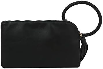 Womens Clutch Purse Wristlet Wallet Evening W/Hand Strap Casual Formal Vegan Leather - Metro Muse