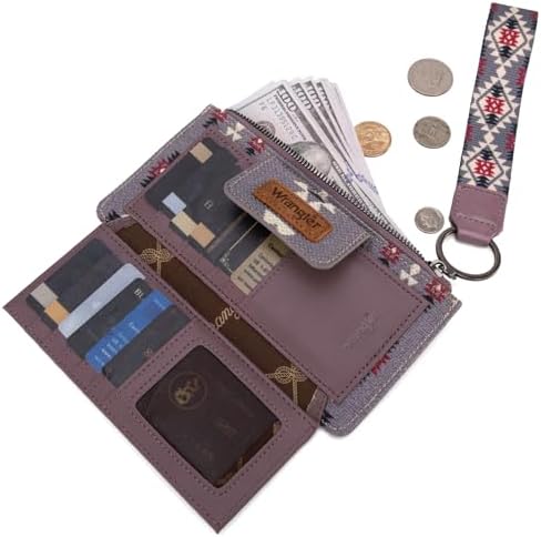 Wrangler Wristlet Wallets For Women Western Clutch Purse Rfid Wallet Womens