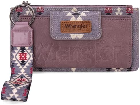 Wrangler Wristlet Wallets for Women Western Clutch Purse Rfid Wallet Womens