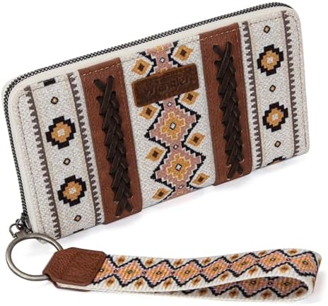 × Wrangler Wristlet Western Wallet Boho Aztec Credit Card Holder for Women